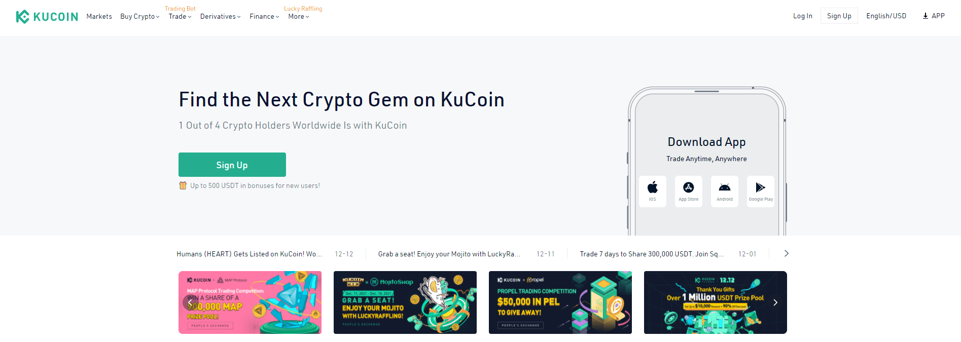 официальный сайт KuCoin