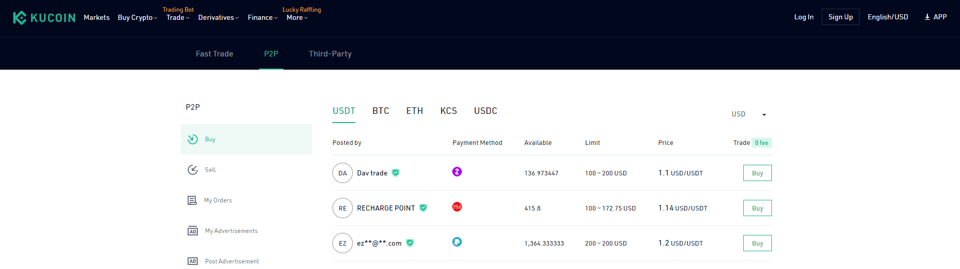 p2p торговля на бирже 